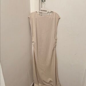 H&M Cream Maxi Dress